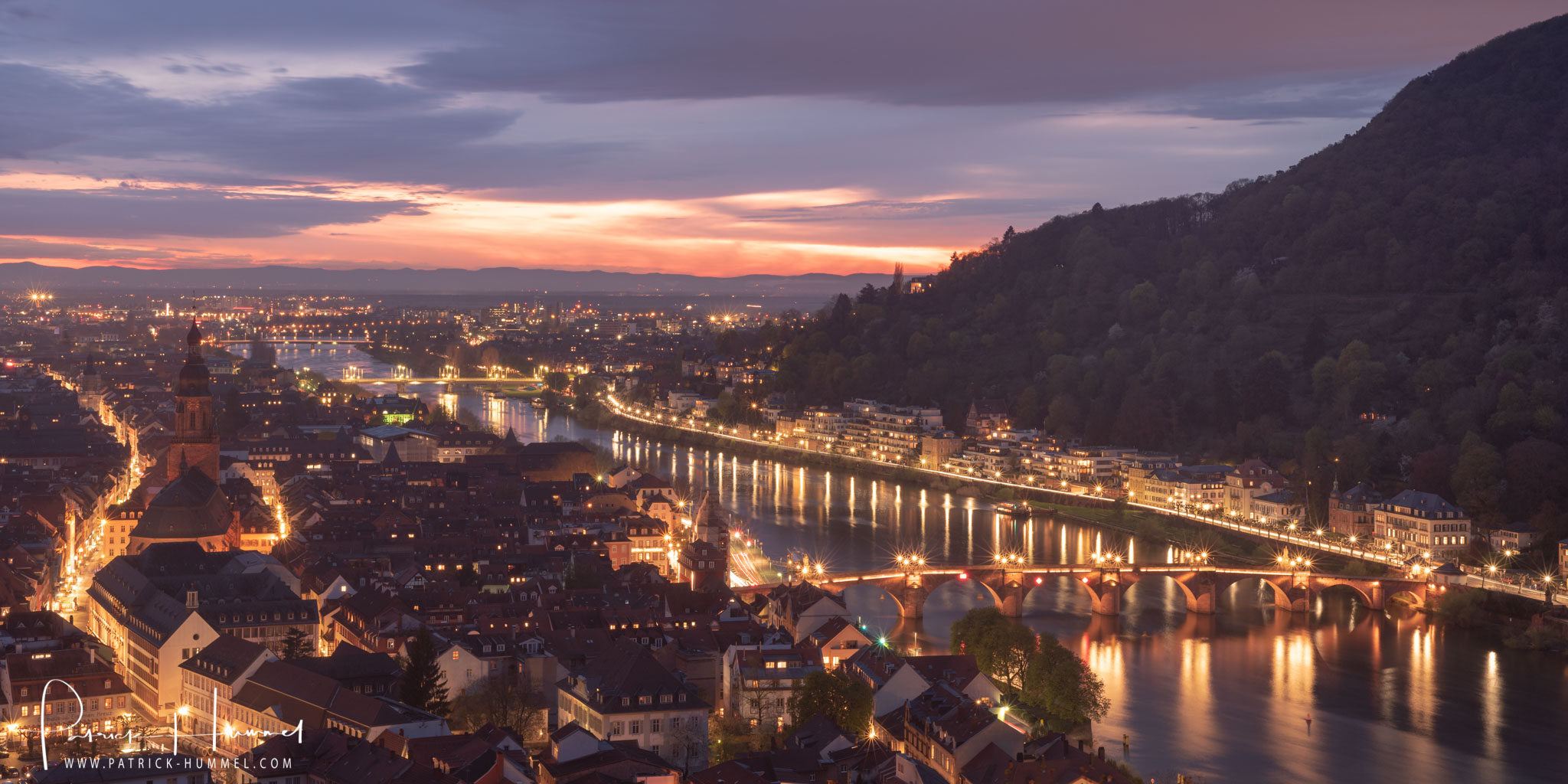 Heidelberg, Blick auf den Neckar